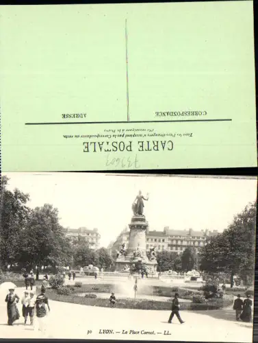 733603 France Lyon La Place Carnot Leute pub LL 30