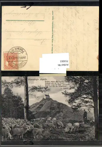 733661 Wurmlinger Kapelle Rottenburg am Neckar Wurmlingen Kapellenberg Stp. Tübingen Postamt 1