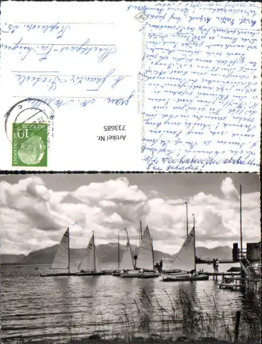 733685 Seebruck Chiemsee Segelboote