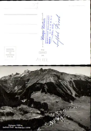 733728 Holzgau in Tirol Lechtal Reutte pub Risch-Lau L 15708