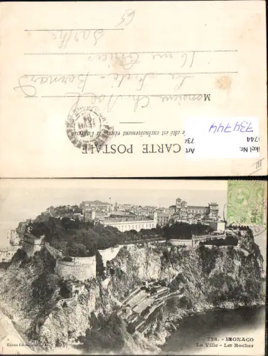 734744 Monaco Monte-Carlo La Ville Le Rocher