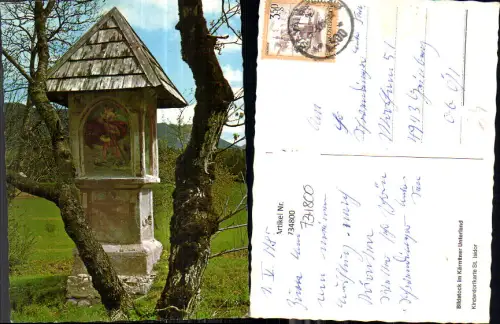 734800 Bildstock im Kärntner Unterland Baum Religion