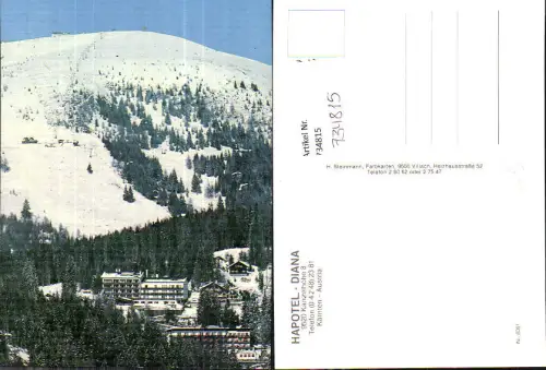 734815 Kanzelhöhe Hapotel Diana Sattendorf Treffen am Ossiacher See Winteransicht