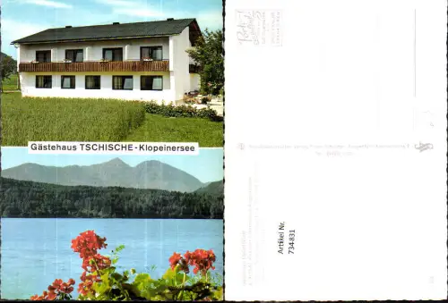734831 Mehrbild AK Sankt Kanzian am Klopeiner See Littermoos Gästehaus Tschische