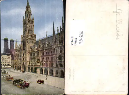 734852 München Munich Neues Rathaus