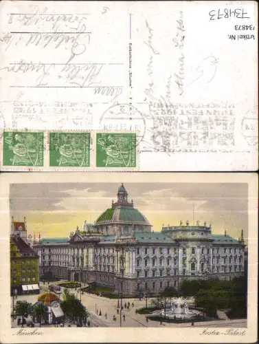 734873 München Munich Justizpalast