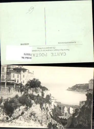 735073 Monaco Monte-Carlo Le Ravin Viadukt Brücke