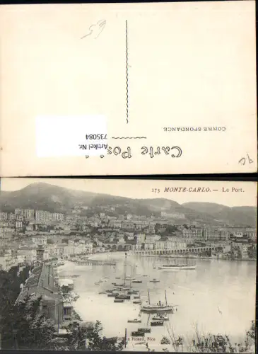 735084 Monaco Monte-Carlo Le Port Hafen Schiffe Boote
