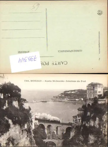 735344 Monaco Monte-Carlo Ravin St-Devote Interieur du Port