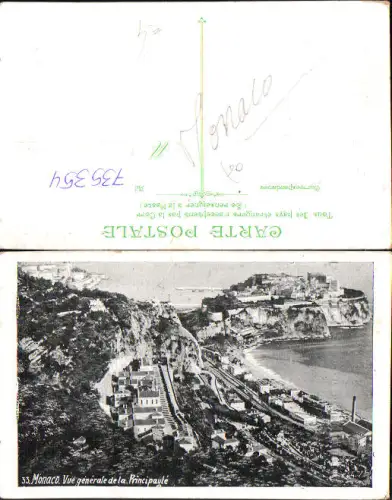 735354 Monaco Vue generale de la Principaute