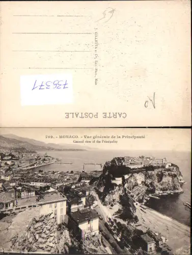 735371 Monaco Monte-Carlo Vue generale de la Principaute