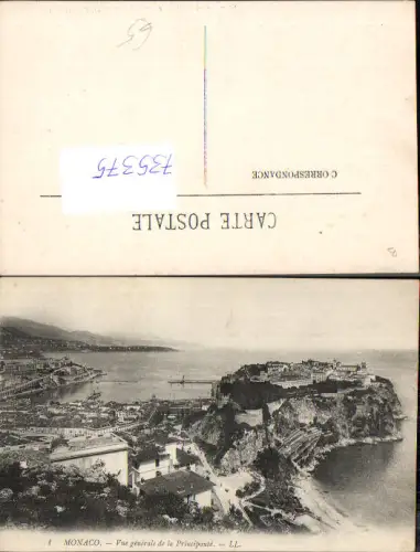 735375 Monaco Monte-Carlo Vue generale de la Principaute