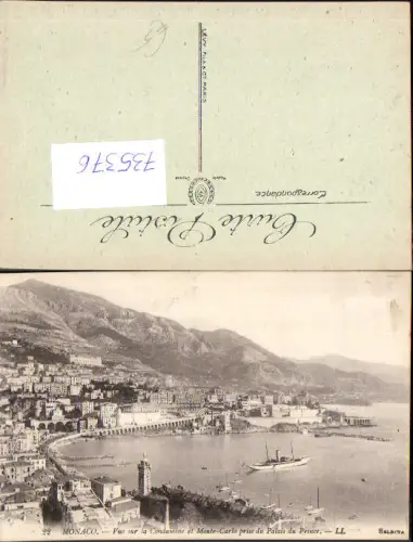 735376 Monaco Vue sur la Condamine et Monte-Carlo prise du Palais du Prince