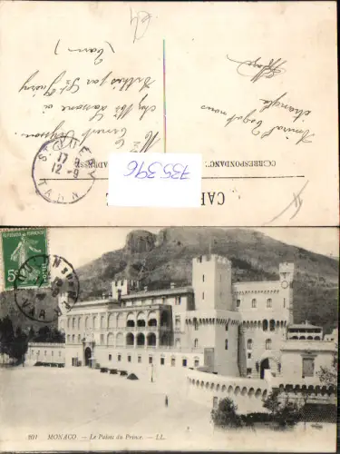 735396 Monaco Monte-Carlo Le Palais du Prince