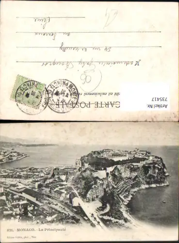 735417 Monaco Monte-Carlo La Principaute
