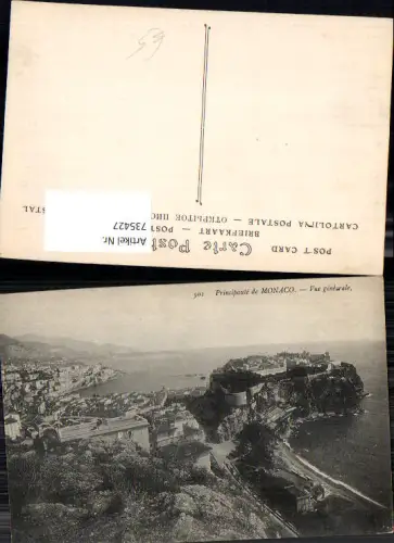 735427 Monaco Monte-Carlo Principaute de Monaco Vue generale
