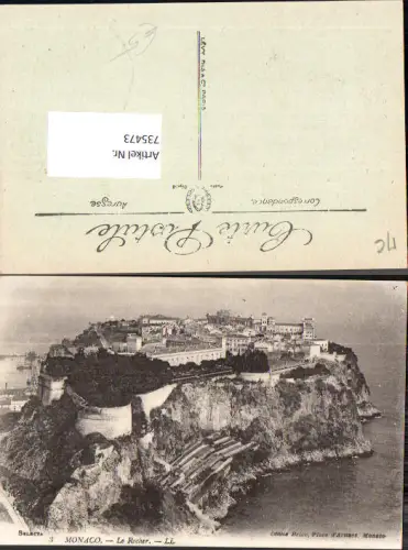 735473 Monaco Monte-Carlo Le Rocher