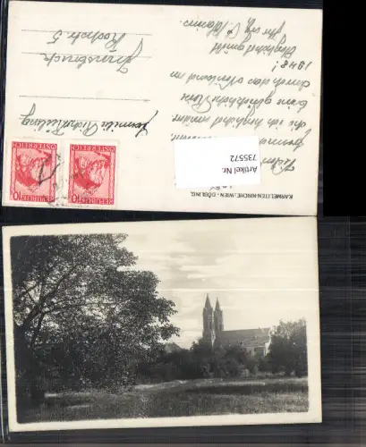 735572 Wien 19 Döbling Karmeliterkirche Partie 1930