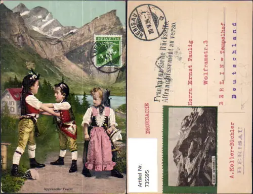 735595 Appenzeller Tracht Kinder Herisau