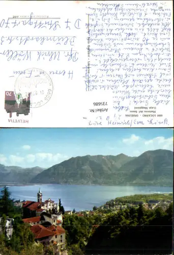 735686 Locarno Lago Maggiore Orselina Madonna del Sasso Kirche