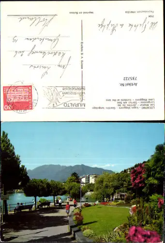 735722 Locarno Lago Maggiore Giardini lungolago Gärten am See Palmen Kakteen Kaktus