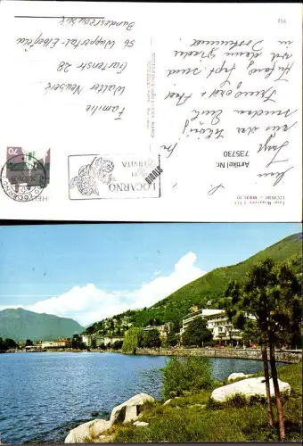 735730 Locarno Lago Maggiore Muralto Ansicht