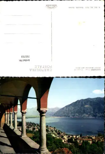 735733 Locarno Lago Maggiore Portici Madonna del Sasso Kirche