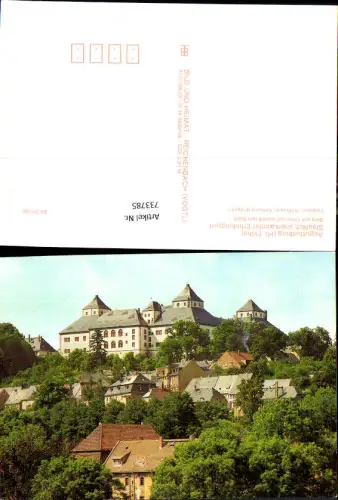 733785 Augustusburg Blick v. Osten auf Schloss u. Stadt