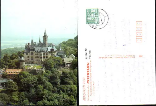733788 Luftbild Feudalmuseum Schloss Wernigerode
