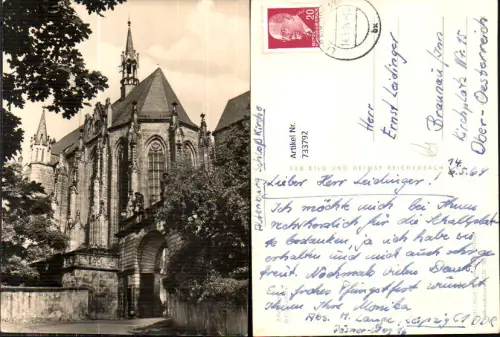 733792 Foto AK Altenburg Schlosskirche Kirche