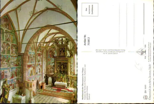 733812 Wallfahrtskirche Obermauern bei Virgen Inneres Kirche Kanzel Hochaltar