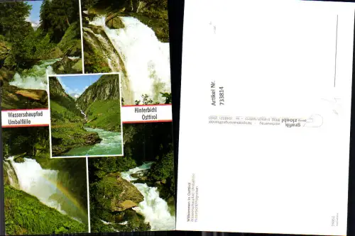 733814 Mehrbild AK Osttirol Hinterbichl Prägraten Umbalfälle Wasserfall Lienz