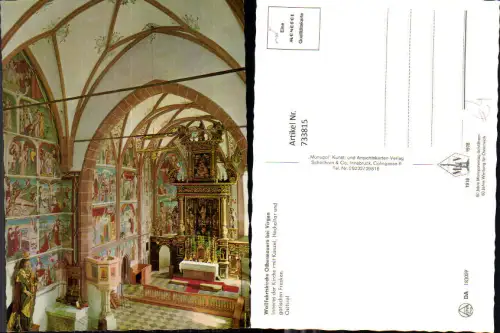 733815 Wallfahrtskirche Obermauern bei Virgen Inneres Kirche Kanzel Hochaltar