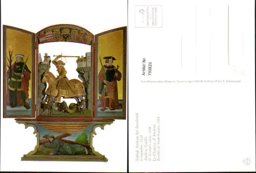 733826 Schloss Ambras b. Innsbruck Georgsaltar Detailansicht