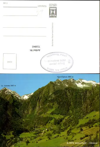 733842 Hinterbichl b. Lienz Matrei Osttirol mit Ogasilspitzen