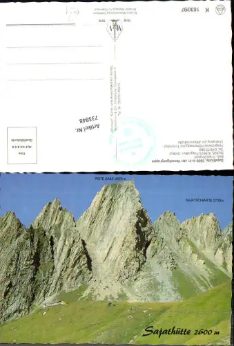 733848 Sajathütte Prägraten am Großvenediger Rote Saile Sajatscharte
