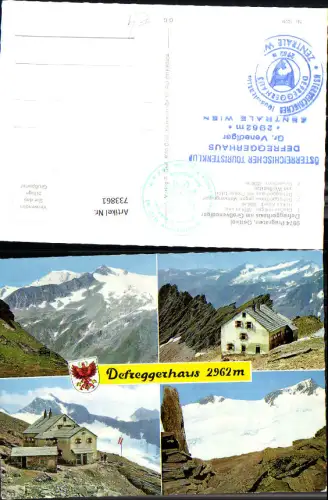 733861 Mehrbild AK Prägraten am Großvenediger Defreggerhaus Rainerhorn Hohes Aderl