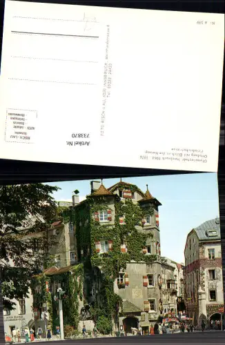 733870 Innsbruck Ottoburg mit Blick in die Herzog-Friedrichstraße