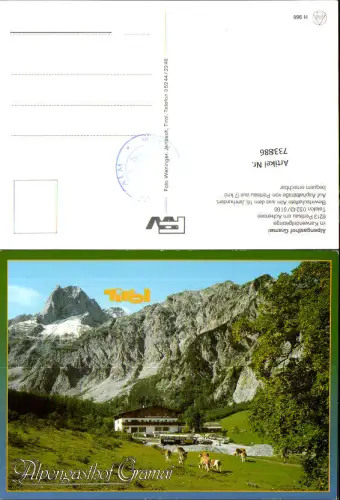 733886 Alpengasthof Gramai Pertisau am Achensee Reisebus Bus