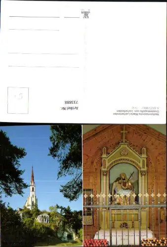 733888 Mehrbild AK Mötz Tirol Wallfahrtskirche Maria Locherboden Gnadenkapelle v. Locherboden