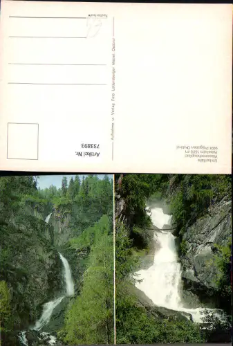 733893 Mehrbild AK Prägraten am Großvenediger Umbalfälle Wasserfall