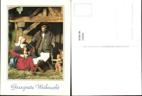 733933 Krippe Weihnachten Neujahr Pro Juventute
