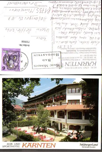 733938 Bad Hofgastein Sporthotel Kärnten