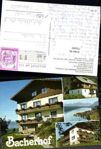 733949 Mehrbild AK Obermillstatt Millstatt am See Frühstückspension Bacherhof Bauernhof