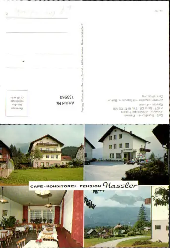 733960 Mehrbild AK Berg Kärnten Berg im Drautal Cafe Pension Hassler Ansichten