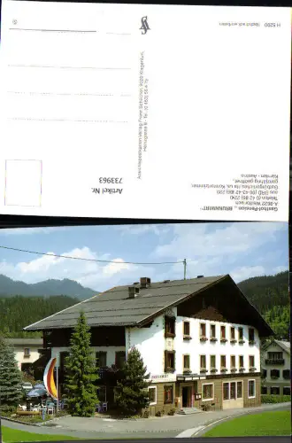 733963 Weißbriach Gasthof Pension Brunnwirt
