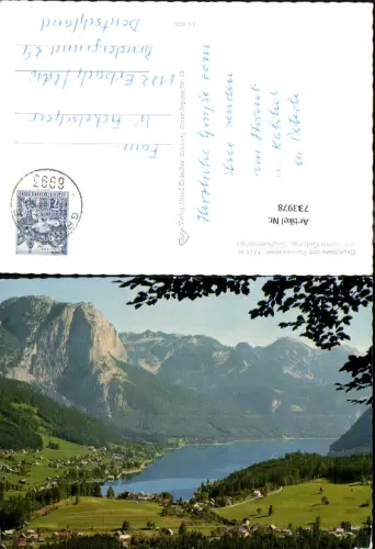 733978 Grundlsee mit Backenstein u. Totem Gebirge Salzkammergut