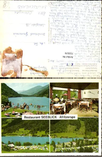 733979 Mehrbild AK Afritz am See Kärnten Strandbad Camping Bodner Restaurant Camping Tautscher