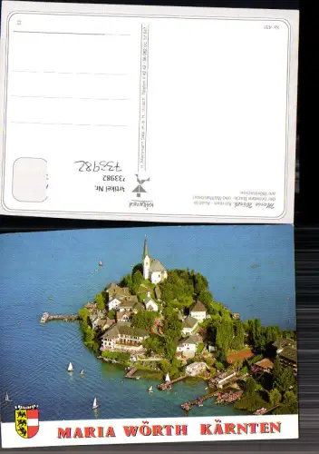733982 Luftbild Maria Wörth Wallfahrtskirche Wörthersee