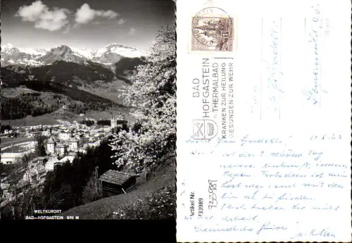 733989 Foto AK Bad Hofgastein Ansicht